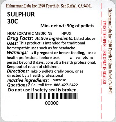 Sulphur 30C 30g.jpg Sulphur 30C 30g - Sulphur 30C 30g